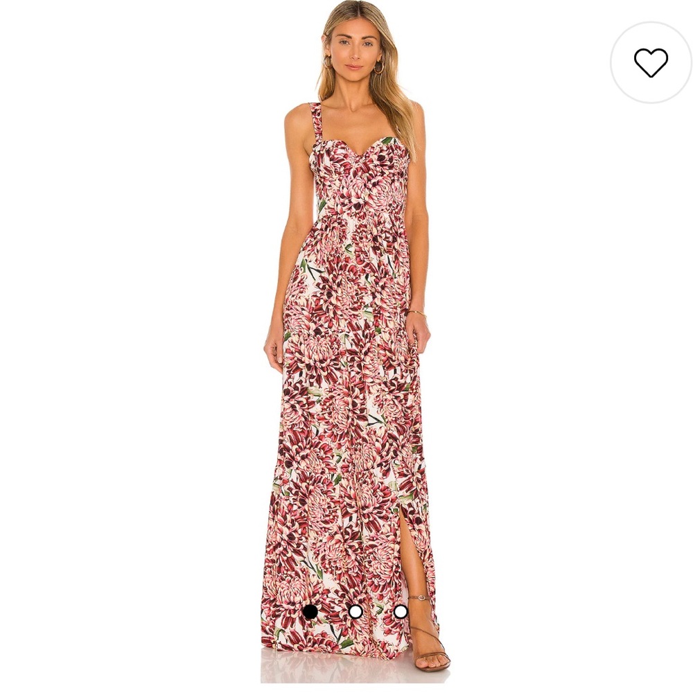 Long floral Agua Bendita maxi dress